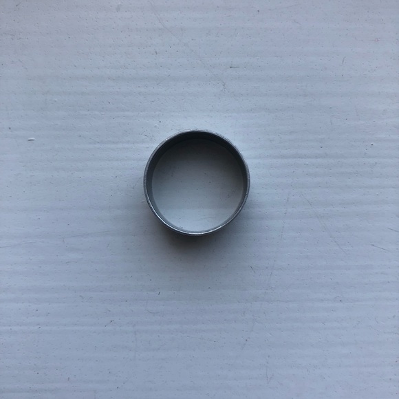 Boho chic vintage silver-colored tin ring - Picture 3 of 6